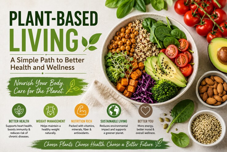 Plant-Based Living - A Simple Path to Better Health and Wellness